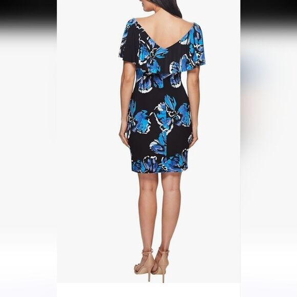 Lauren Ralph Lauren Soft Knit Floral Dress. Country Club,Professional,Bold Flora - Picture 7 of 15